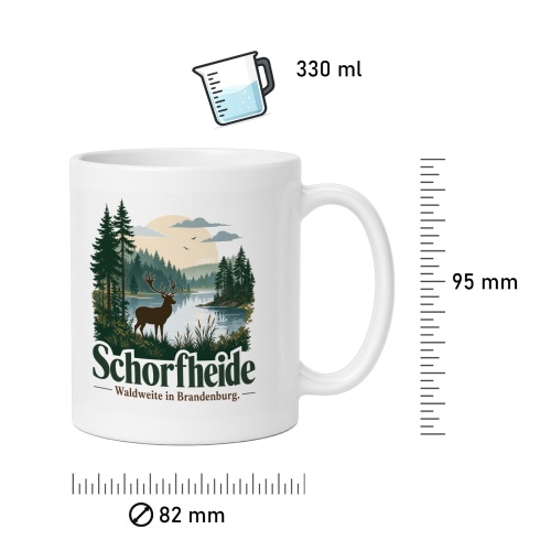 Tasse »Schorfheide Waldweite in Brandenburg.«
