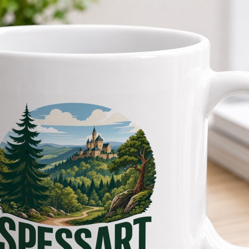 Tasse »Spessart – Märchenwald mit Charakter.«