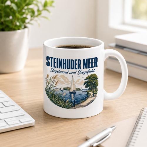 Tasse »Steinhuder Meer Segelwind und Seegefühl.«