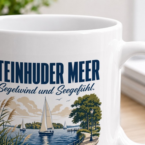 Tasse »Steinhuder Meer Segelwind und Seegefühl.«