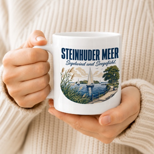 Tasse »Steinhuder Meer Segelwind und Seegefühl.«