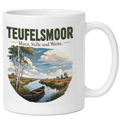 Tasse »Teufelsmoor Moor, Stille und Weite.«