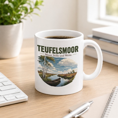 Tasse »Teufelsmoor Moor, Stille und Weite.«