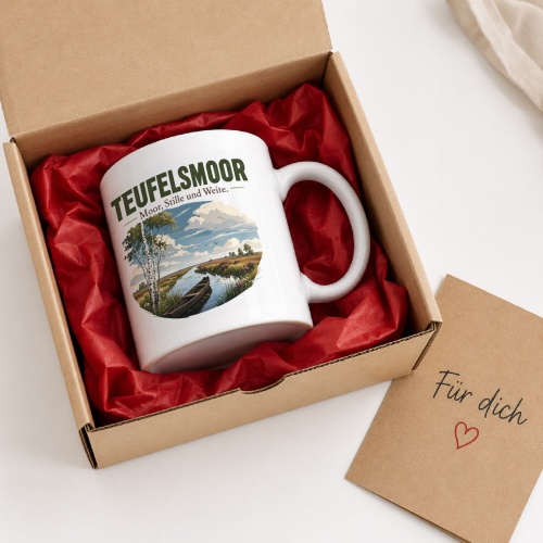 Tasse »Teufelsmoor Moor, Stille und Weite.«