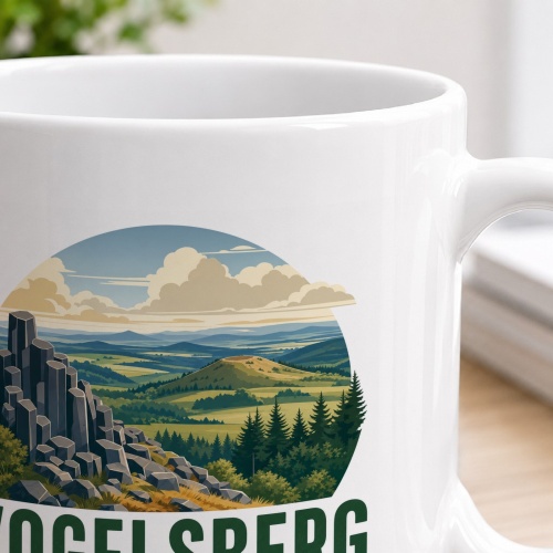 Tasse »Vogelsberg – Vulkanland mit Weite.«