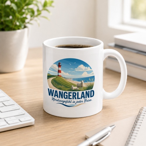 Tasse »Wangerland Nordseegefühl in jeder Brise.«