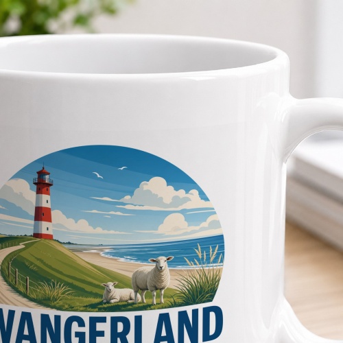 Tasse »Wangerland Nordseegefühl in jeder Brise.«