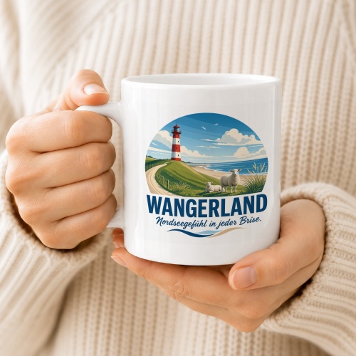 Tasse »Wangerland Nordseegefühl in jeder Brise.«