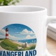 Tasse »Wangerland Nordseegefühl in jeder Brise.«