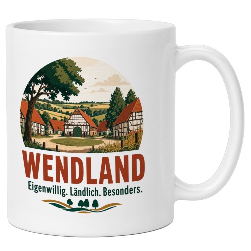 Tasse »Wendland Eigenwillig. Ländlich....