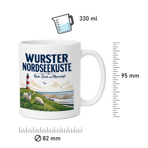 Tasse »Wurster Nordseeküste«
