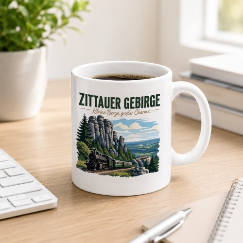 Tasse »Zittauer Gebirge Kleine Berge, großer Charme«