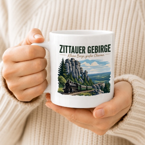 Tasse »Zittauer Gebirge Kleine Berge, großer Charme«
