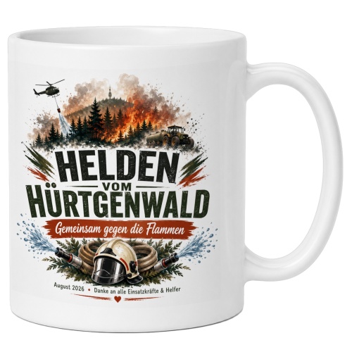 Tasse »Danke an die Helden vom Hürtgenwald«