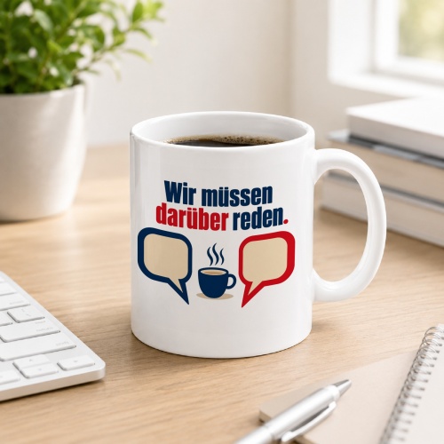 Tasse »Wir müssen darüber reden.«