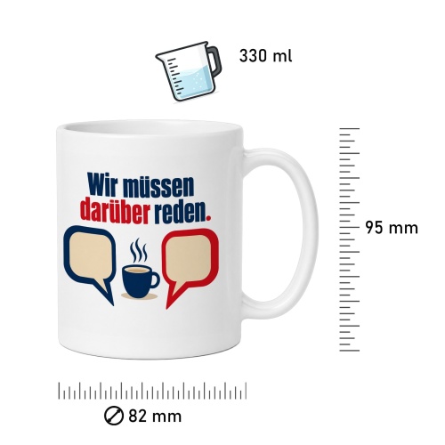 Tasse »Wir müssen darüber reden.«