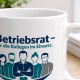 Tasse »Betriebsrat – für die Kollegen im Einsatz.«
