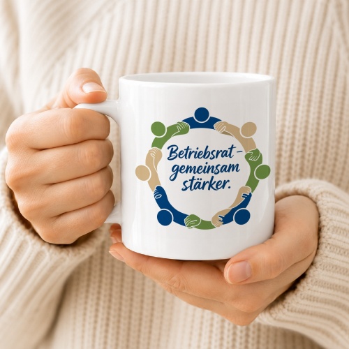 Tasse »Betriebsrat – gemeinsam stärker.«