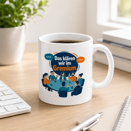 Tasse »Das klären wir im Gremium.«