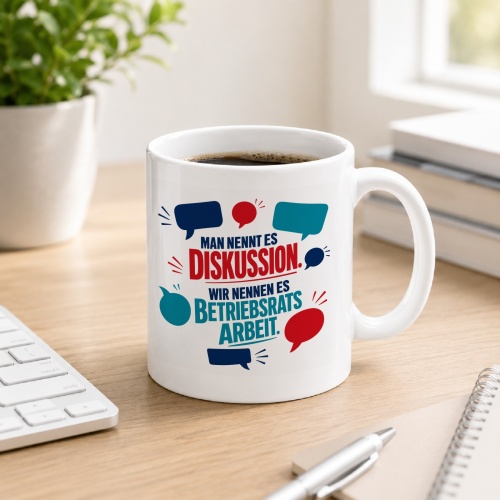Tasse »Man nennt es Diskussion.«