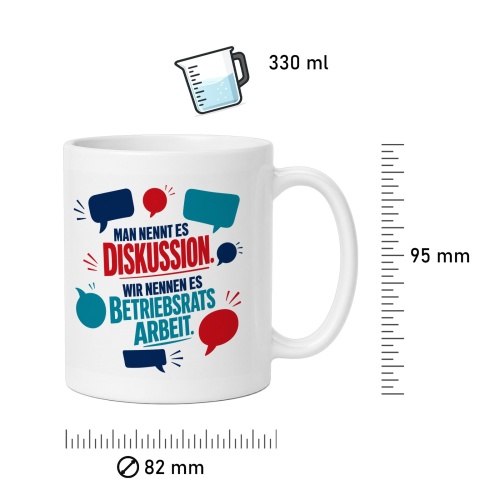Tasse »Man nennt es Diskussion.«