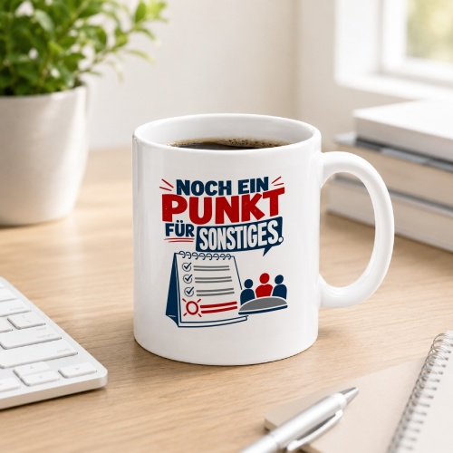 Tasse »Noch ein Punkt für Sonstiges.«