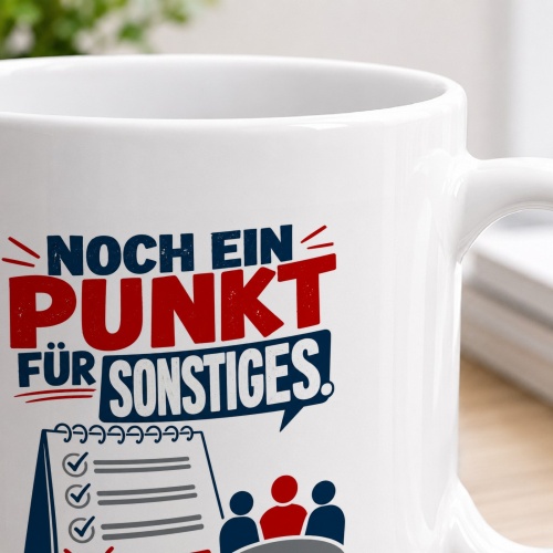 Tasse »Noch ein Punkt für Sonstiges.«