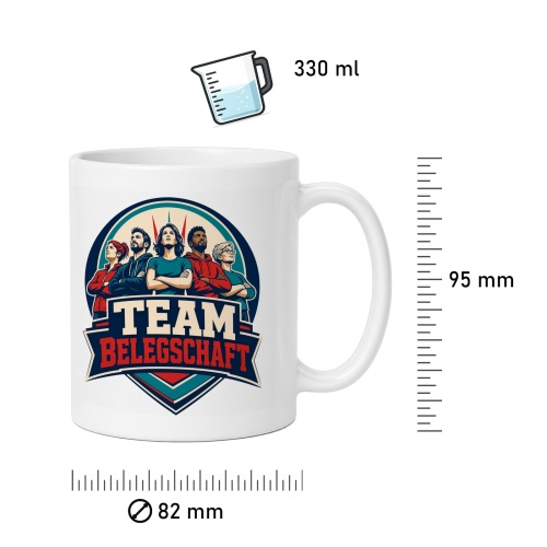Tasse »Team Belegschaft«