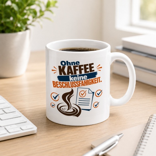 Tasse »Ohne Kaffee keine...