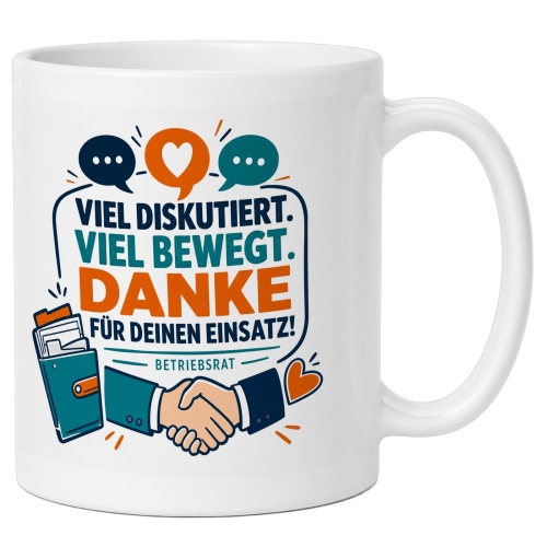 Tasse »Viel diskutiert. Viel bewegt.«