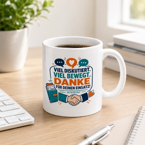Tasse »Viel diskutiert. Viel bewegt.«