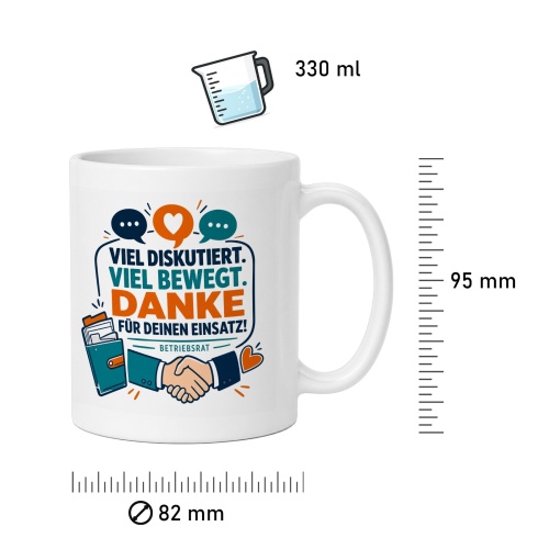Tasse »Viel diskutiert. Viel bewegt.«
