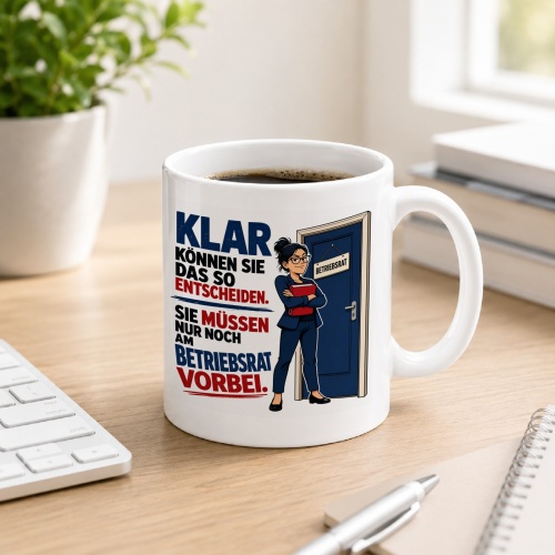 Tasse »Klar können Sie das so entscheiden.«