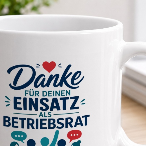 Tasse »Danke für deinen Einsatz als Betriebsrat«