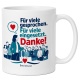Tasse »Für viele gesprochen. Für viele eingesetzt. Danke!«