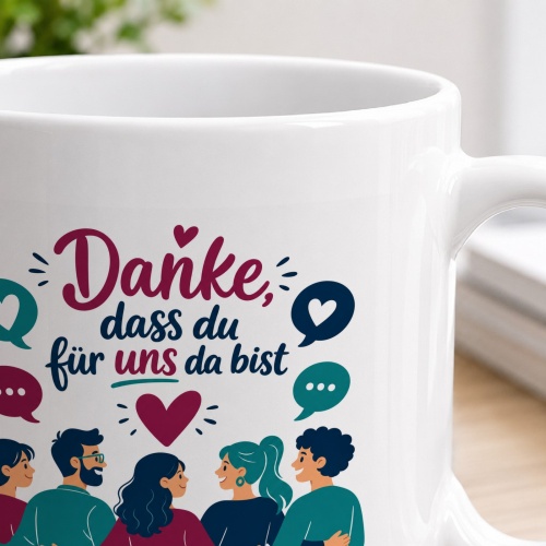 Tasse »Danke, dass du für uns da bist«