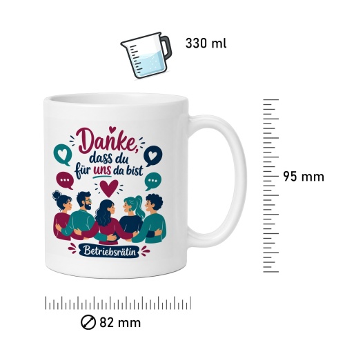 Tasse »Danke, dass du für uns da bist«