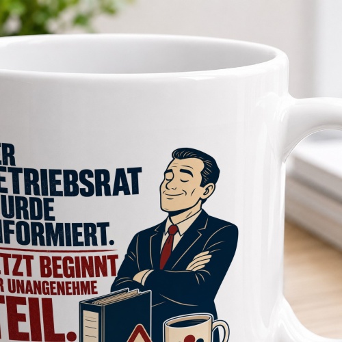 Tasse »Der Betriebsrat wurde informiert.«