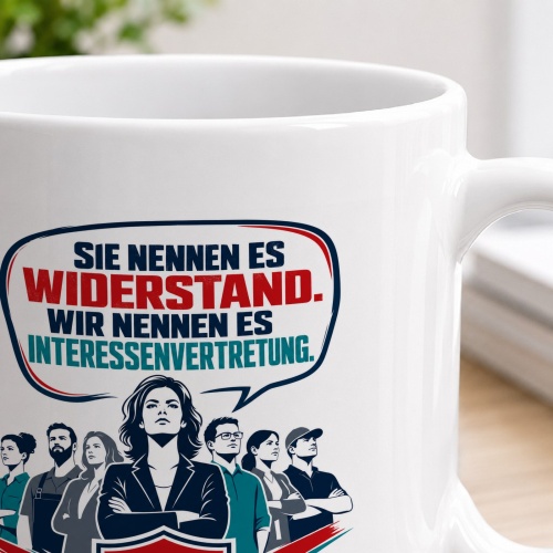 Tasse »Sie nennen es Widerstand.«