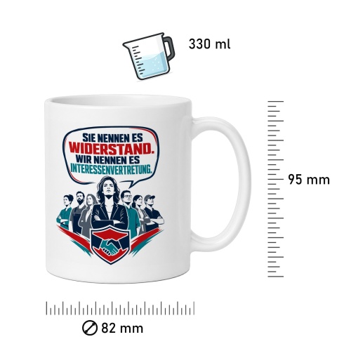 Tasse »Sie nennen es Widerstand.«
