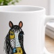 Tasse »Buntes Pferde-Illustration«