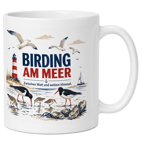 Tasse »Birding am Meer«