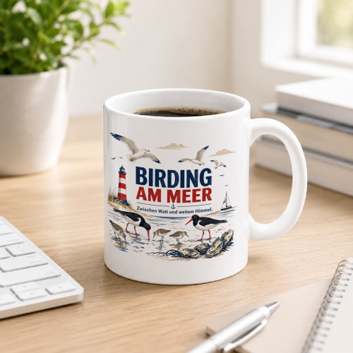 Tasse »Birding am Meer«