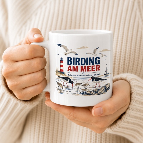 Tasse »Birding am Meer«