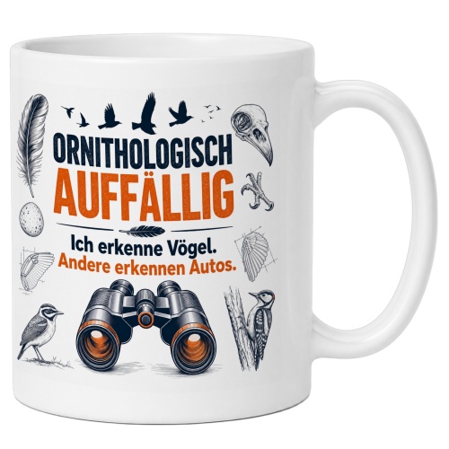 Tasse »Ornithologisch auffällig«