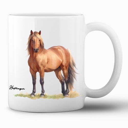 Tasse »Haflinger Pferd Aquarell«