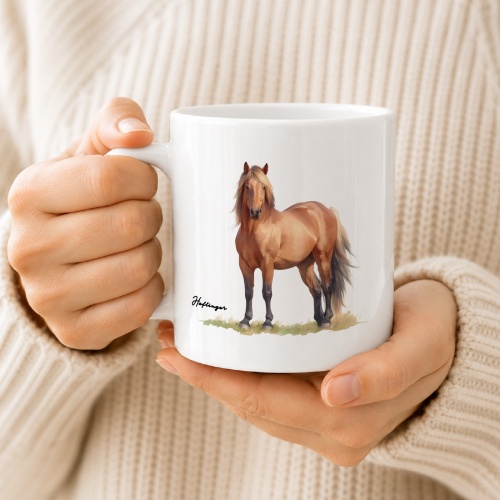 Tasse »Haflinger Pferd Aquarell«