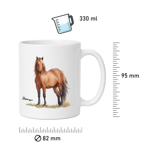 Tasse »Haflinger Pferd Aquarell«