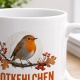Tasse »Rotkehlchen Klein. Mutig. Unübersehbar.«