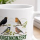 Tasse »Morgenkonzert Eintritt frei. Plätze unbegrenzt.«
